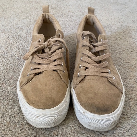 H&M Shoes - Suede Platform Sneakers